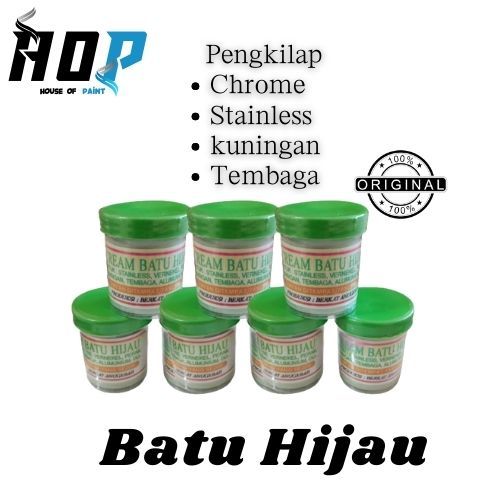 Cream batu poles langsol / watu ijo / batu hijau WATU IJO 4 pcs #poles #dempul
