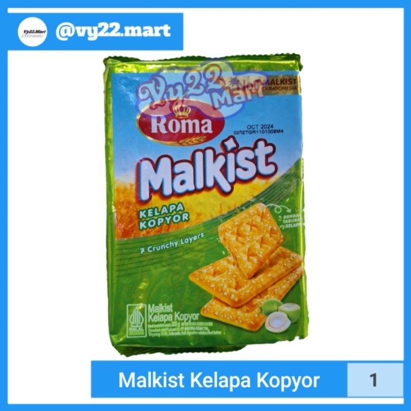 

Roma Malkist Kelapa Kopyor Kemasan Besar 200gr