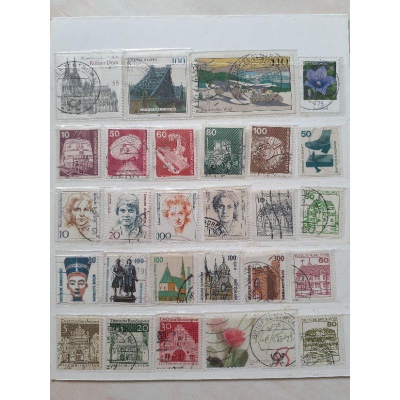 

Perangko Jerman Tahun dan Seri Mix Set 27pcs - 2