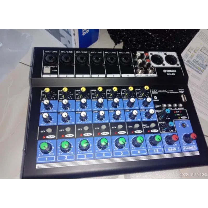 Mixer Audio yamaha dx08 blutut