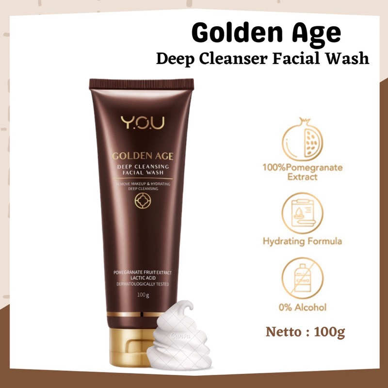 YOU GOLDEN AGE DEEP CLEANSING AGE FACIAL WASH