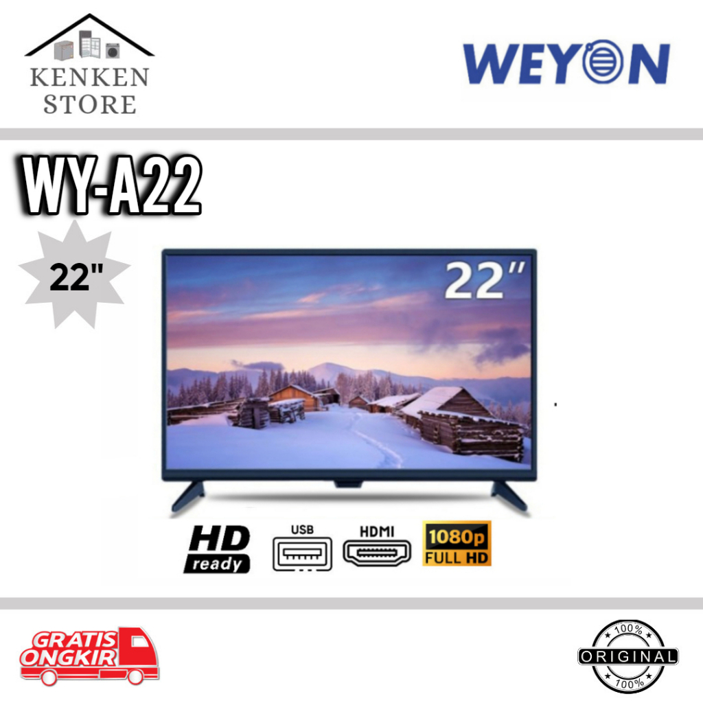 TV LED DIGITAL WEYON WY-A22 22INCH