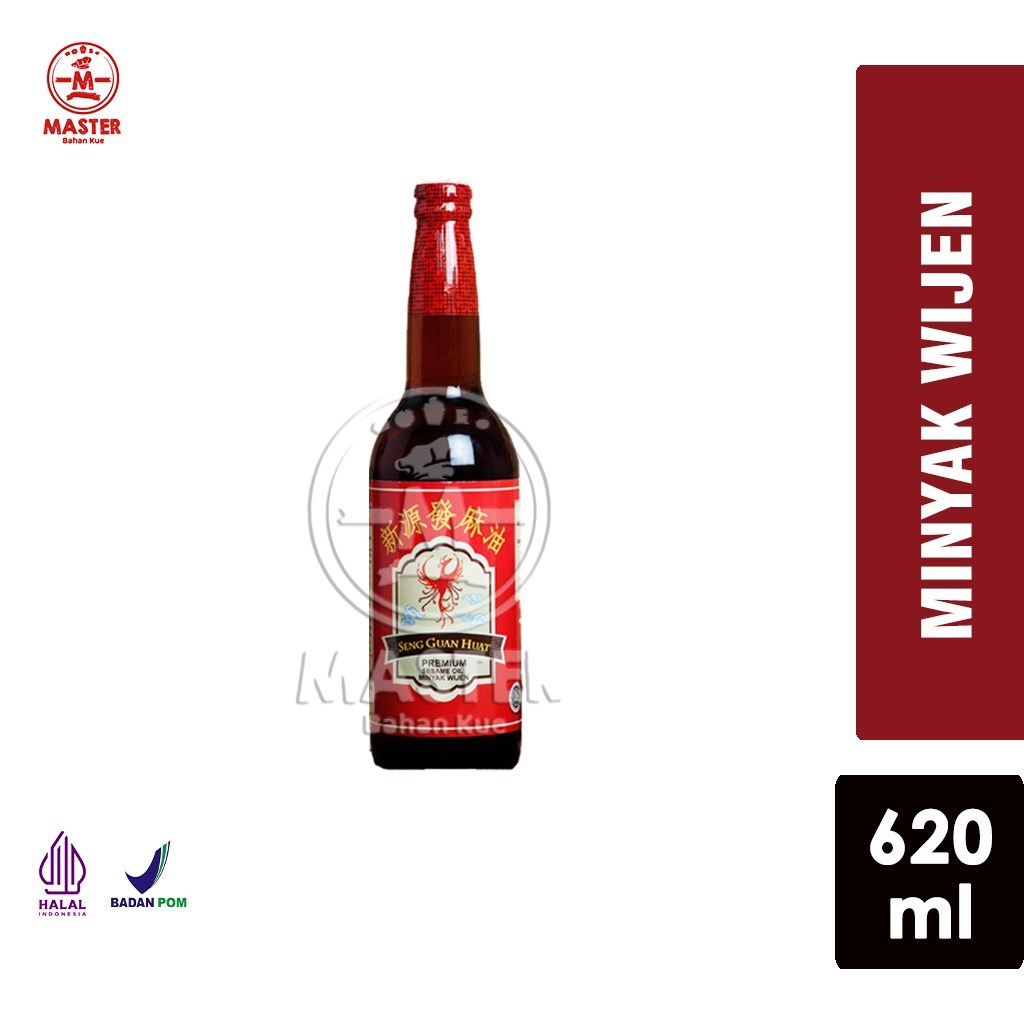 

Minyak Wijen Seng Guan Huat Sesame Oil Premium [Botol Kaca 620 ml]