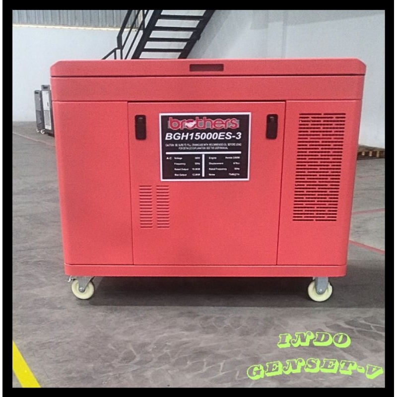 GENSET PORTABLE SILENT BROTHERS BGH15000ES-3 12000WATT