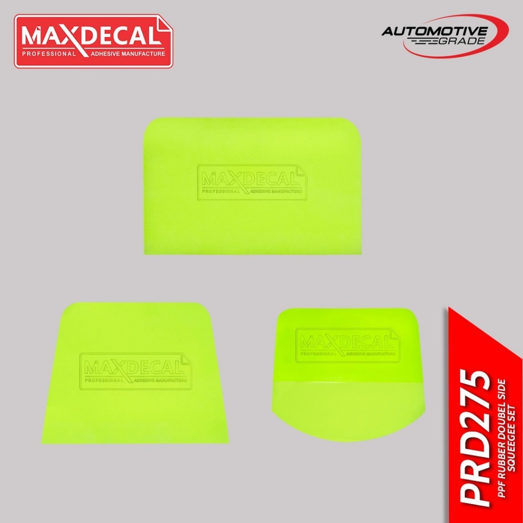 Kape Rakel PPF Rubber Squeegee Set Maxdecal PRD Series Original
