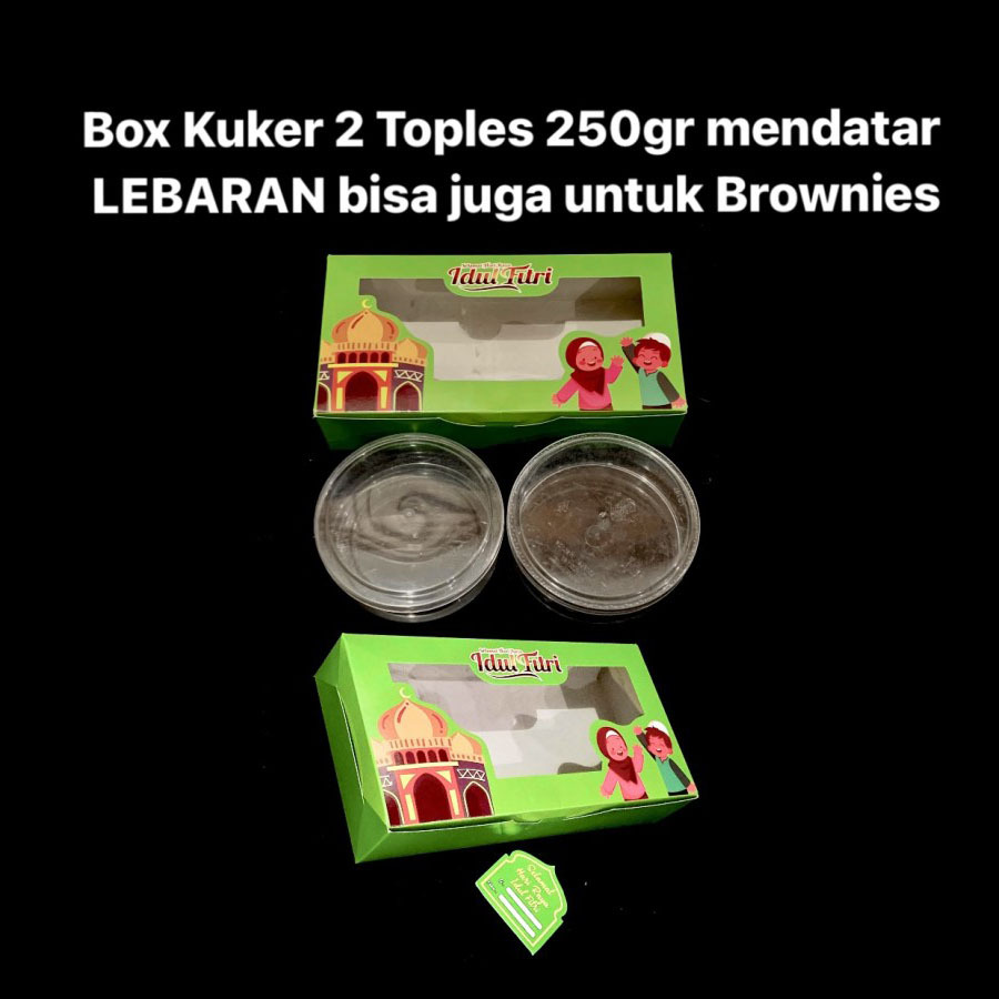 

(10 pcs) kardus toples kue kering 250gr isi 2 dus brownies lebaran box kue cheese rolls kotak kemasan hantaran idul fitri ukuran 25x13x5.3cm