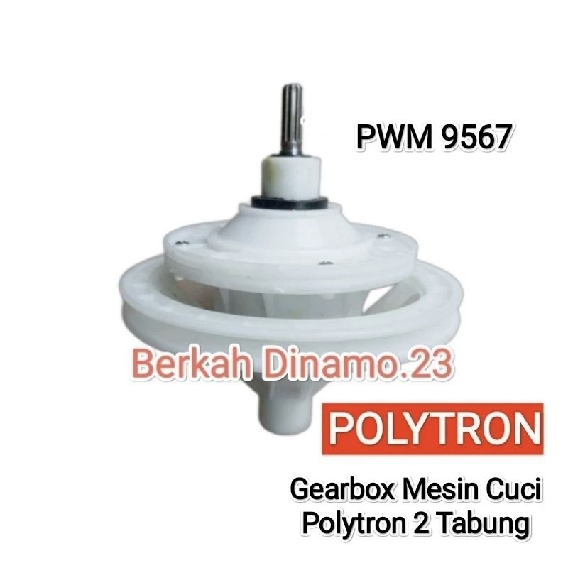 Gearbox Mesin Cuci POLYTRON PWM 9567 Mesin Cuci Polytron 2 Tabung Pwm 9567