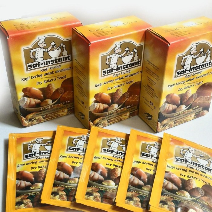 

Saf Instant Ragi Kering Untuk Membuat Roti 1 box isi 5 Sachet