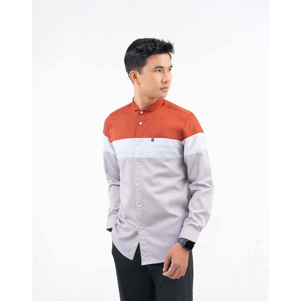 Fadkhera Mustafa Baju Kemeja Koko Modern Fadkhera