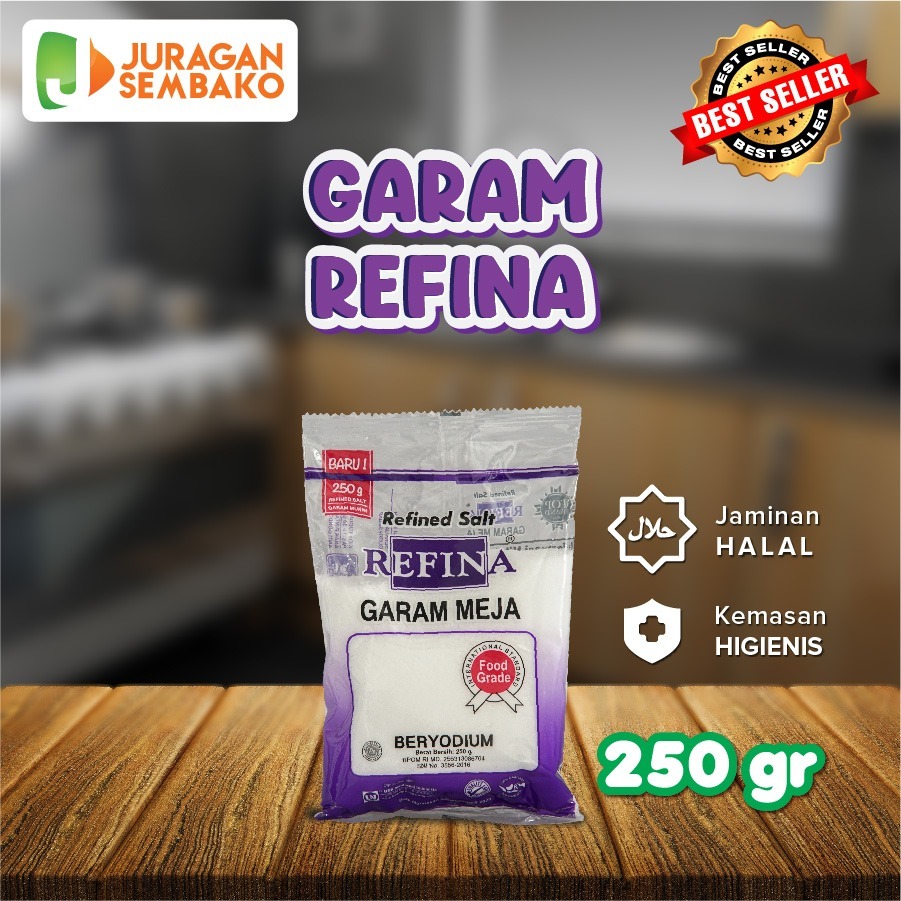 

Garam Meja Refina 250 gr