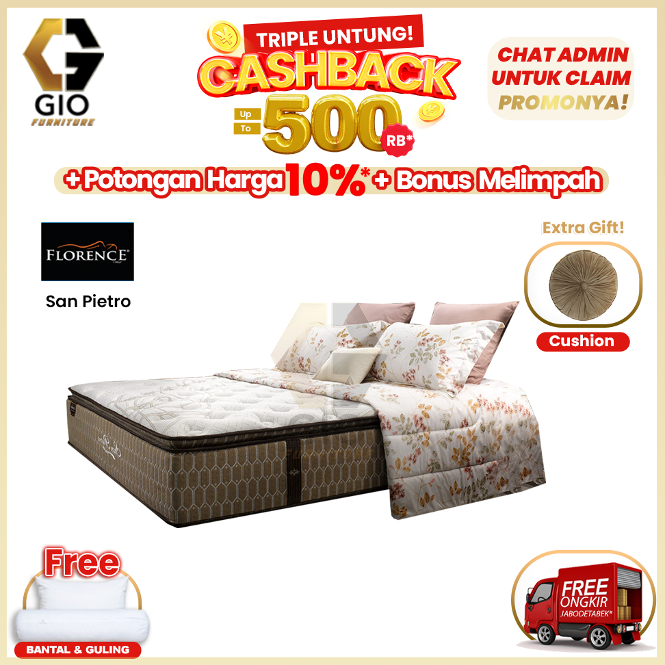 Kasur Florence San Pietro / Florence Springbed San Pietro (Hanya Kasur)