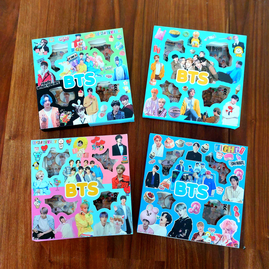 

PROMO BTS x NCT STICKER BOX Limited Edition Isi 100pcs Anti Air Tempel Dimana Saja Sticker Kpop Kekinian Sticker Botol Minum Anak Kpopers Bangtan Army Nctzen sanrio momo kuromi sticker lucu sticker laptop botol minum idol