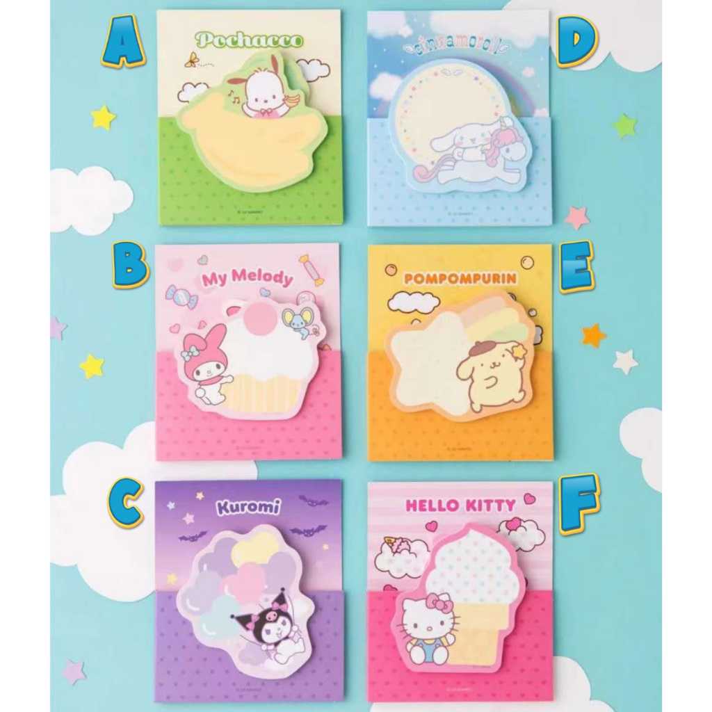 

STICKY NOTE BENTUK ISI 2 MELODY KUROMI