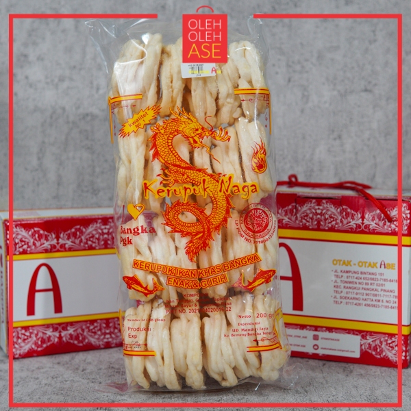 

OTAK OTAK ASE - Kerupuk Naga Susun Khas Bangka 200GR (1006)