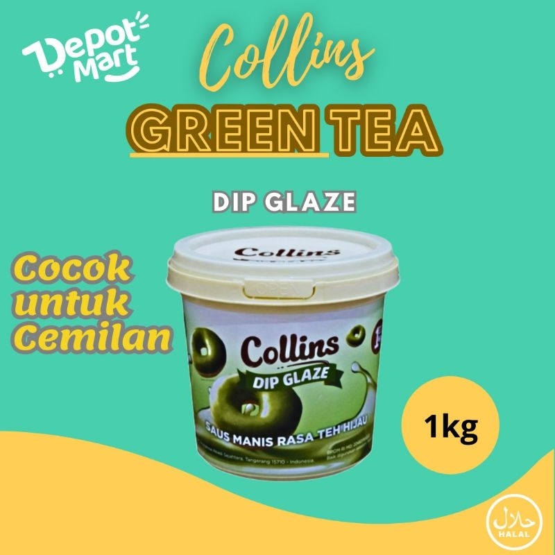 

Collins Dip Glaze Green Tea 1KG - Collin Saus Manis Rasa Teh Hijau