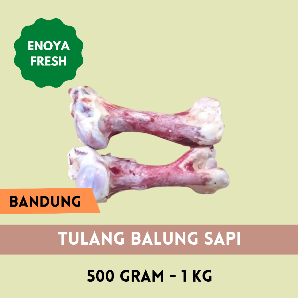 

Tulang Balung Sapi 500 gram - 1 kg Bandung