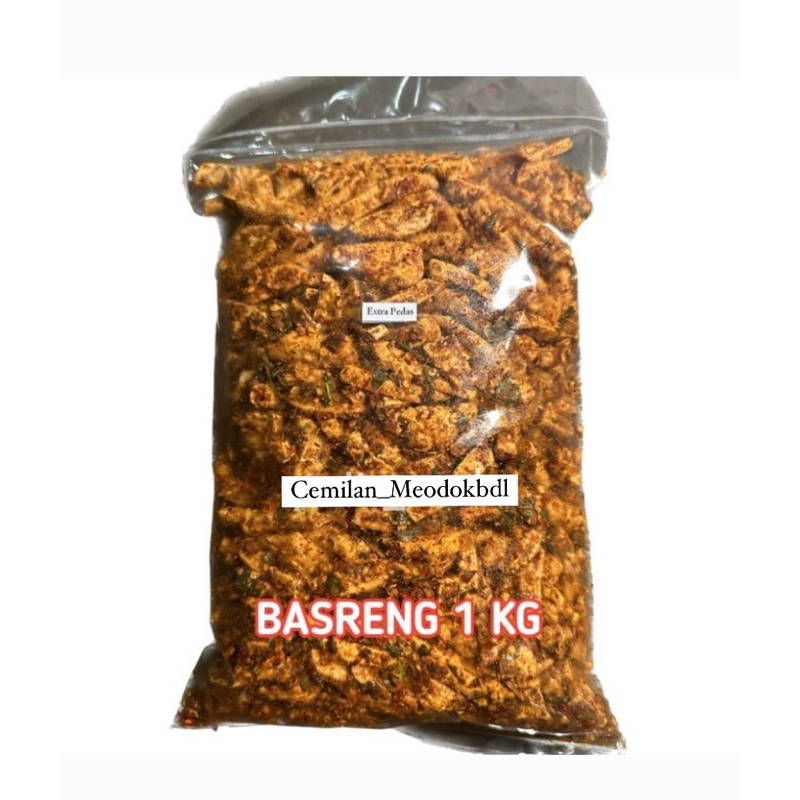 

Basreng Stik Pedas/ExtraPedas/Original/Balado Daun jeruk 1kg
