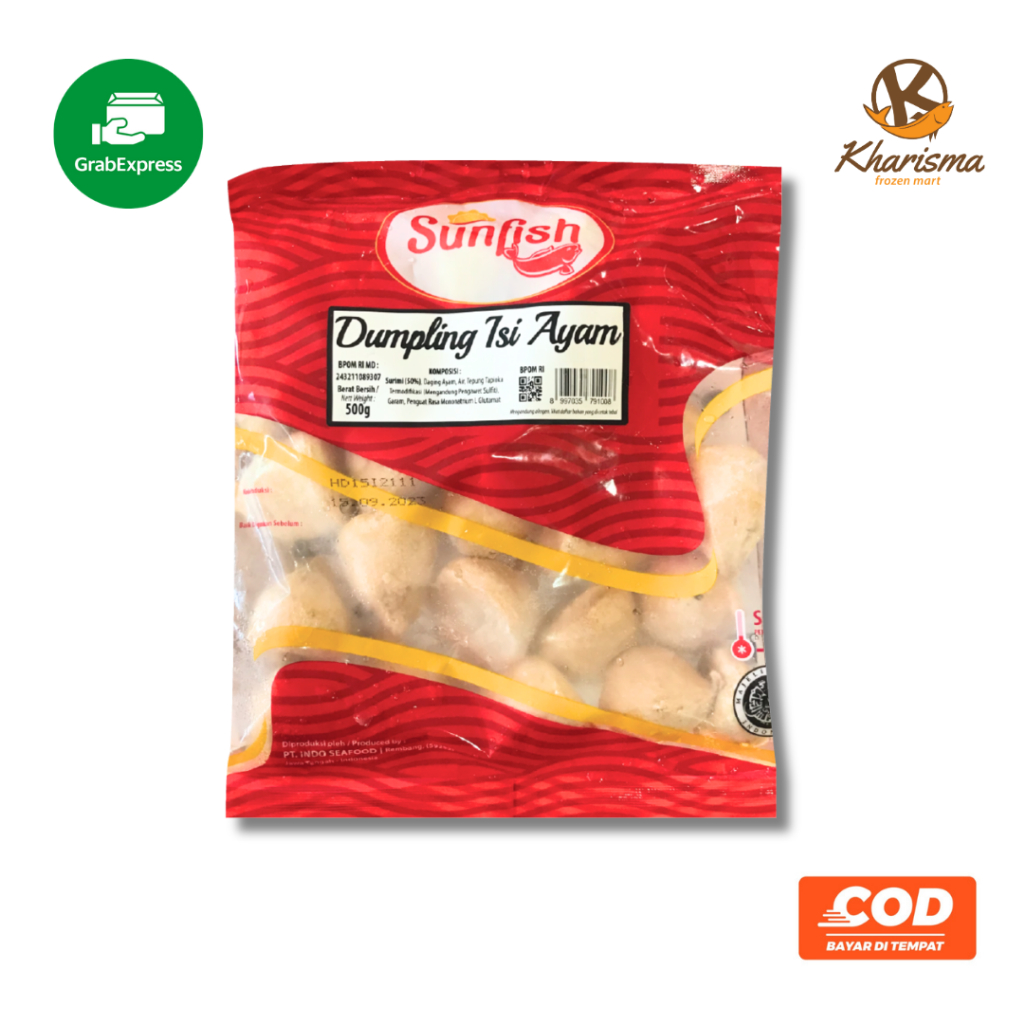 

Sunfish Dumpling Ayam Olahan Ikan Frozen Food 500g