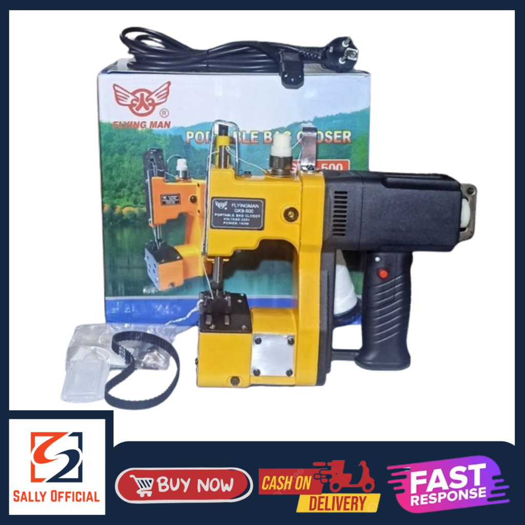 GK9-500 Portable Bag Close GK9 Mesin Jahit Karung Beras Kantong Semen