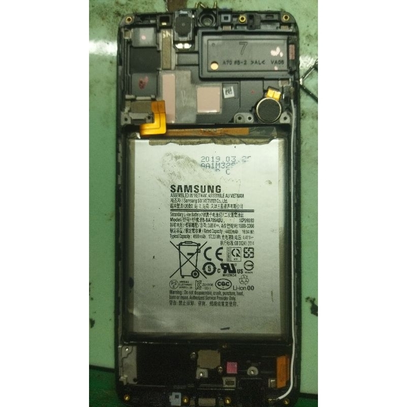 lcd Samsung a70 original copotan nominus