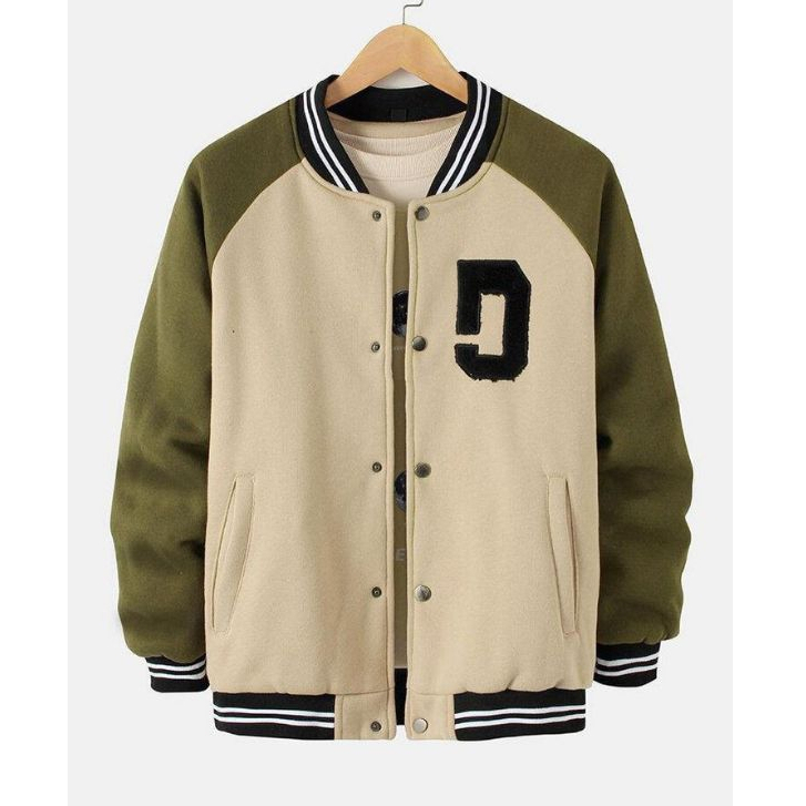 Varsity Reglan Logo "D" ( BORDIR ) Bisa request huruf Varsity BIG SIZE KANCING XXXXL XXXXXXL M - 6XL