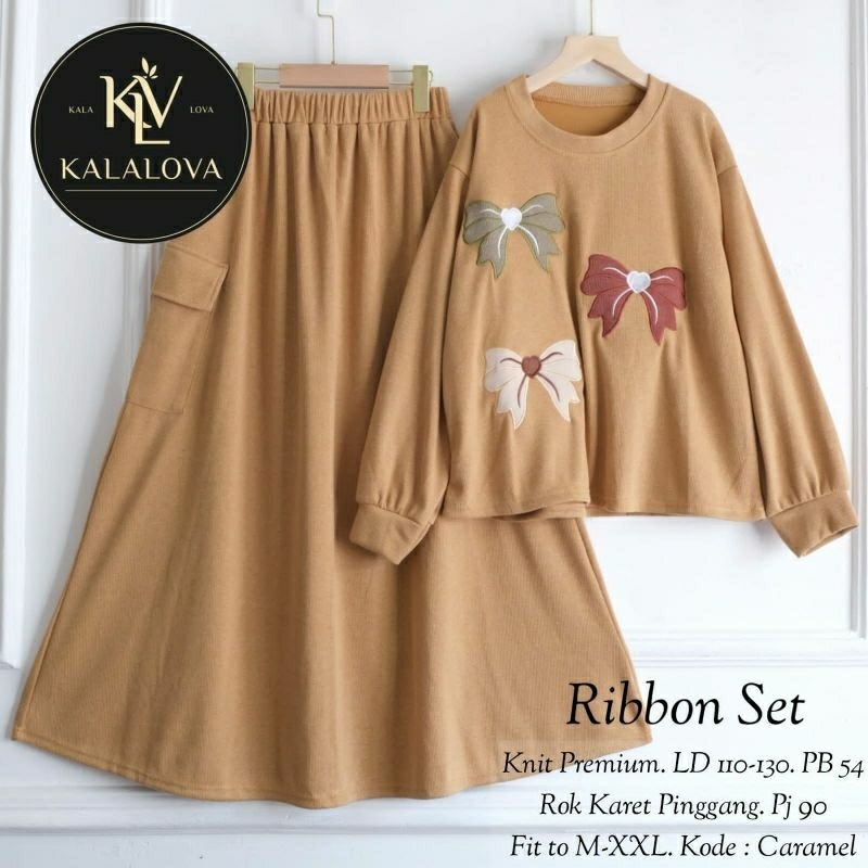SETELAN WANITA ANDINI/RIBBON SET BY KALALOVA