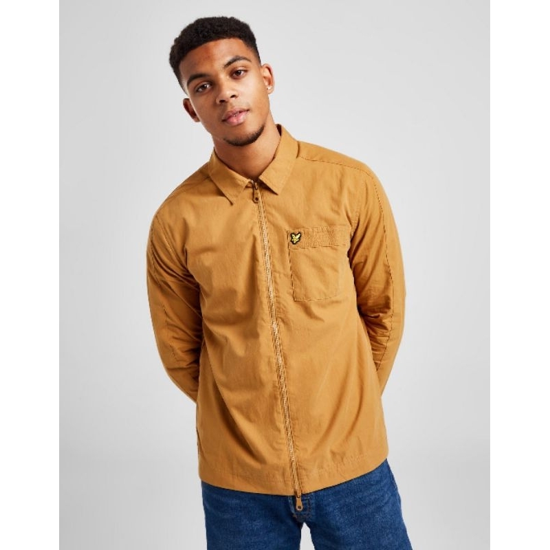 Lyle and Scott Ottoman Overshirt Jacket Brown Original
