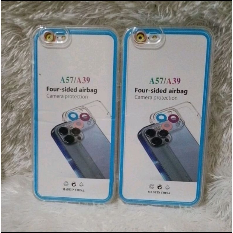 SLIKON BENING TRANSPARAN OPPO A39 / OPPO A57 CASING HP BENING TRANSPARAN PELINDUNG CAMERA