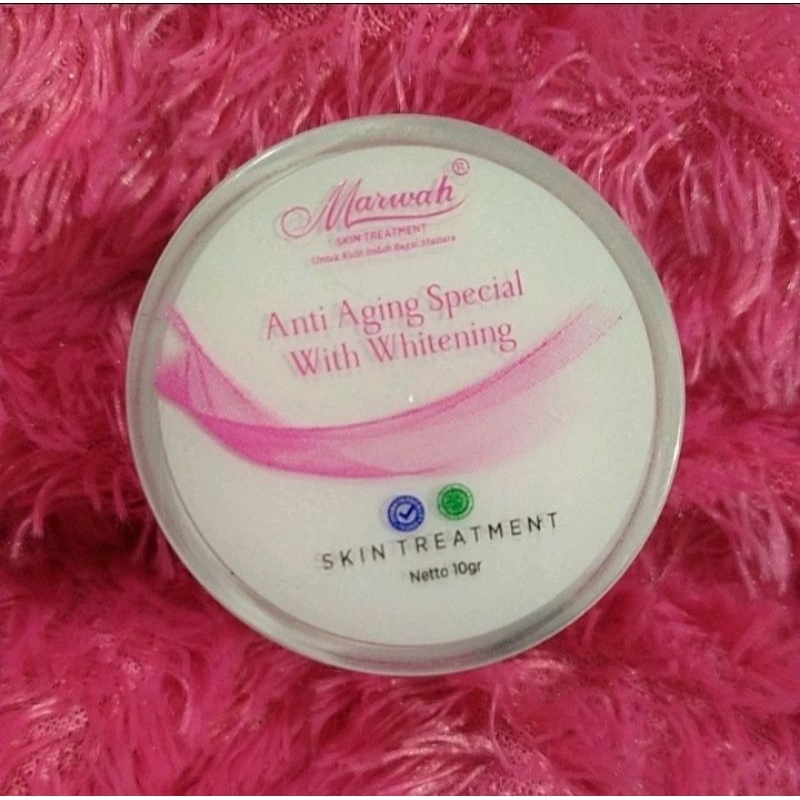 Krim Malam Marwah Skincare Diamond Aging Special / Anti Aging Spesial Whitening Night Cream BPOM Ori