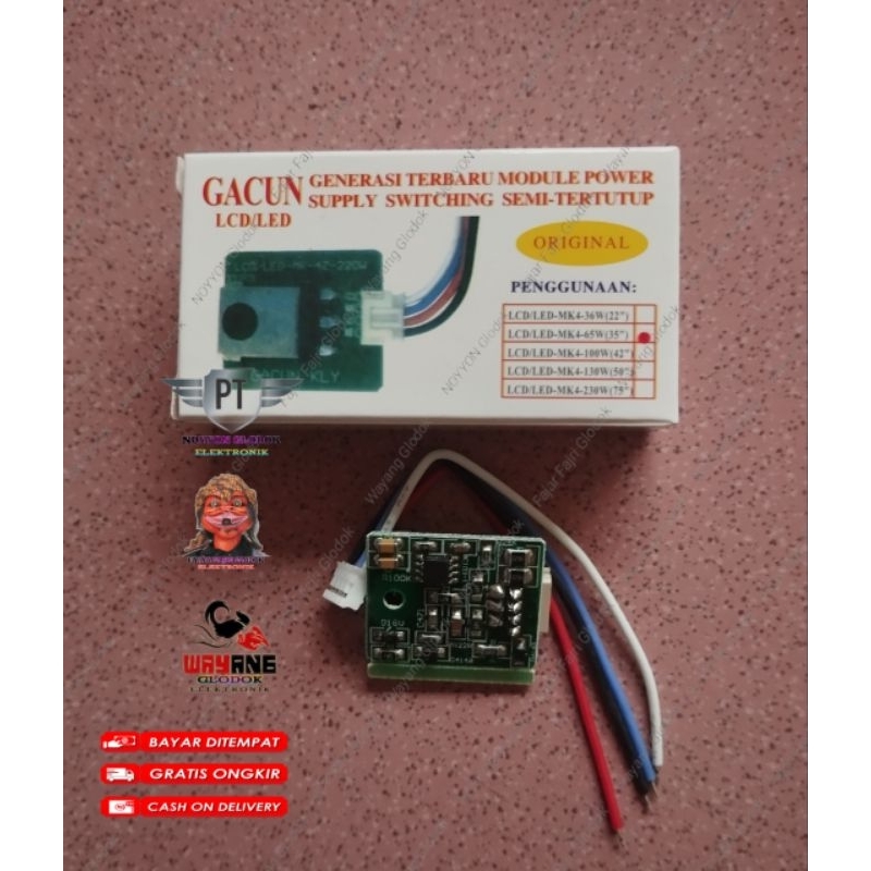 Regulator TV GACUN MK4-65W LCD LED 4 KABEL 35 inch