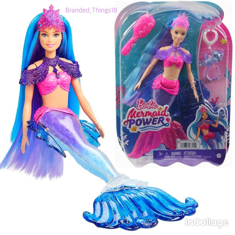 Barbie Mermaid Power Changeable Tail Doll Princess Original Mattel Boneka Putri Duyung Ekor Ganti As