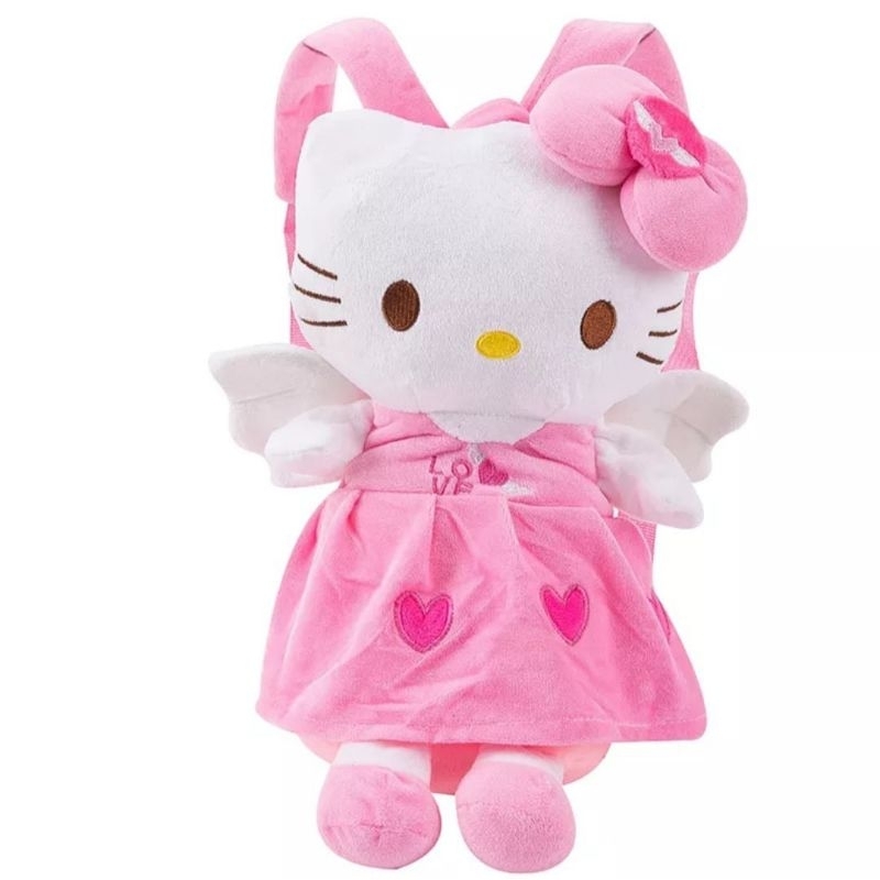 ransel boneka anak hellokitty gratis tempat minum/ Tas anak perempuan PAUD PLAYGROUND TK