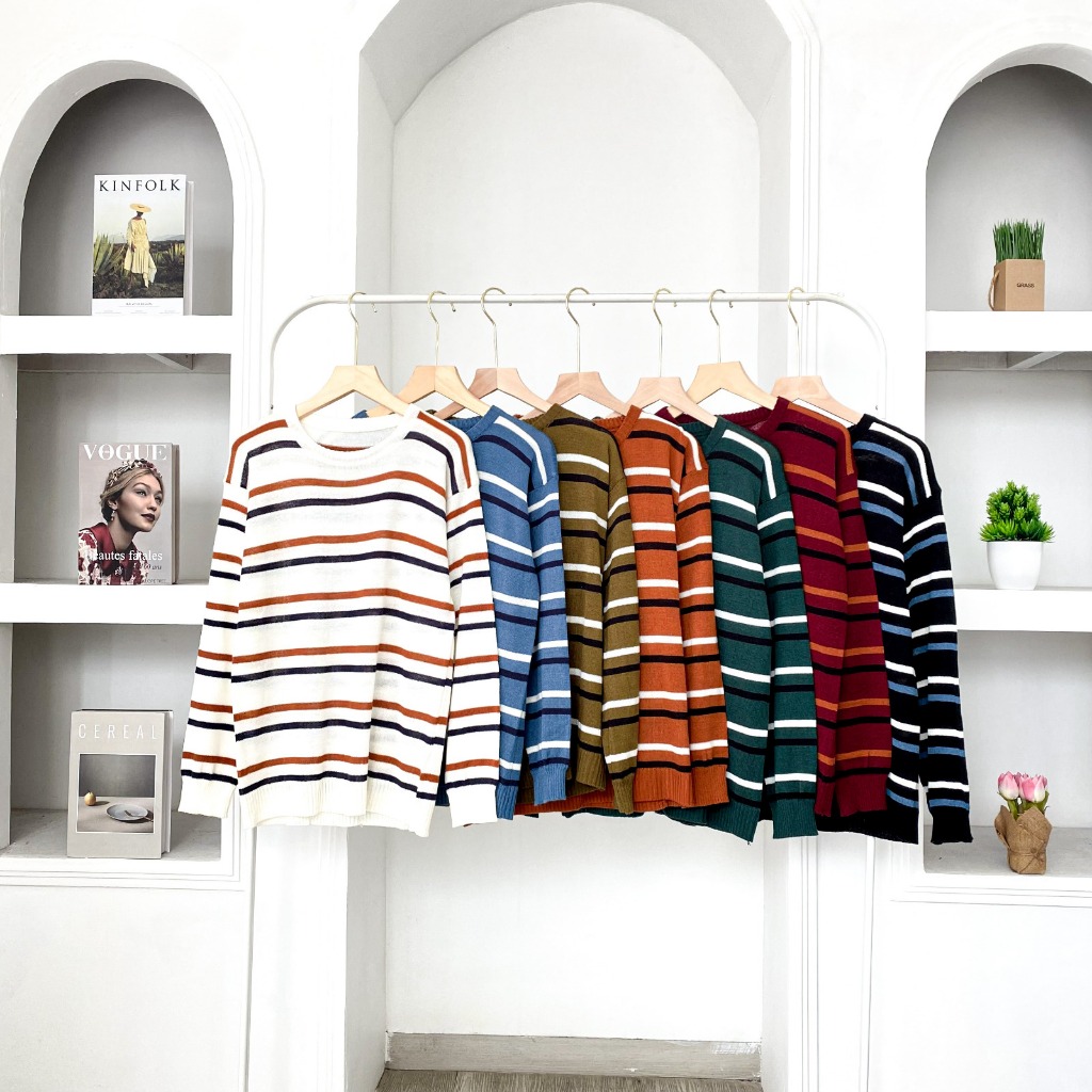 WENDY BLOUSE SWEATER - Atasan Wanita Baju Rajut Wanita Premium / SWEATER WANITA REMAJA MURAH TERBARU
