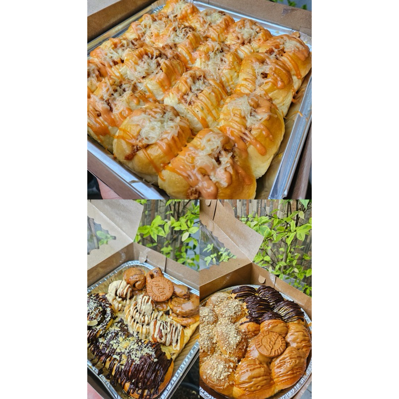 

Roti Sobek Roti Lembut Roti Enak Chicken Moza,Cinnamon & Bubble Bread