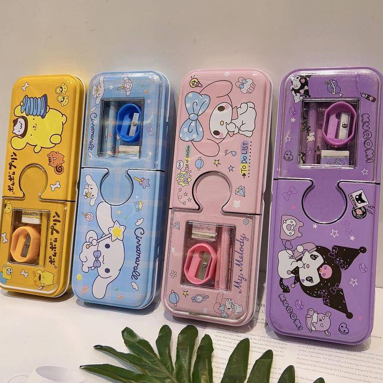 

ern KOTAK PENSIL SANRIO MAGNET 2 TINGKAT TS6