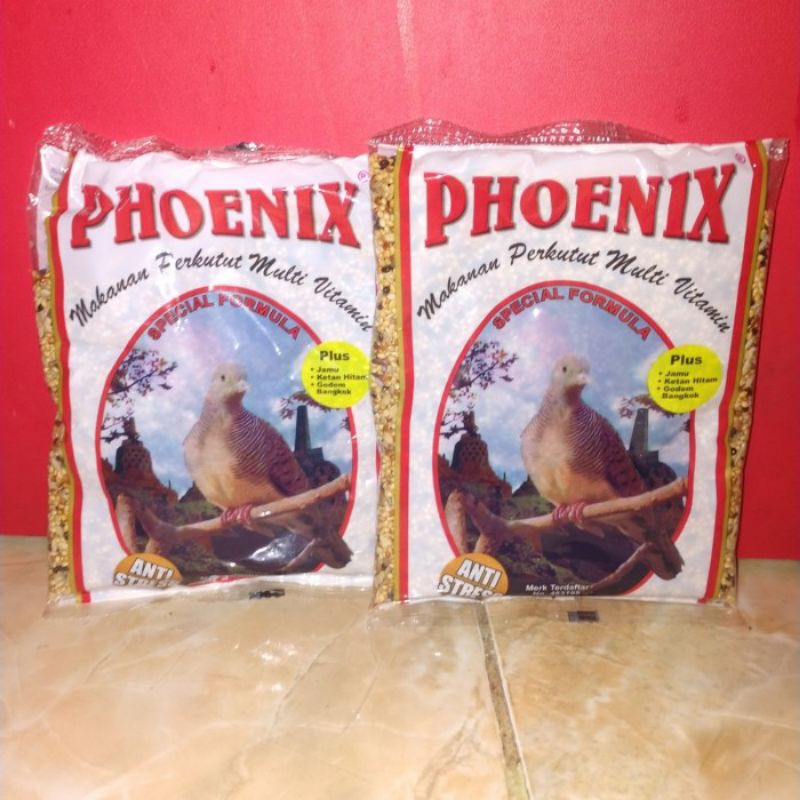 Biji Milet PHOENIX PERKUTUT PAKAN HARIAN PERKUTUT MIX BIJI MILET GODEM KETAN HITAM Makanan Burung