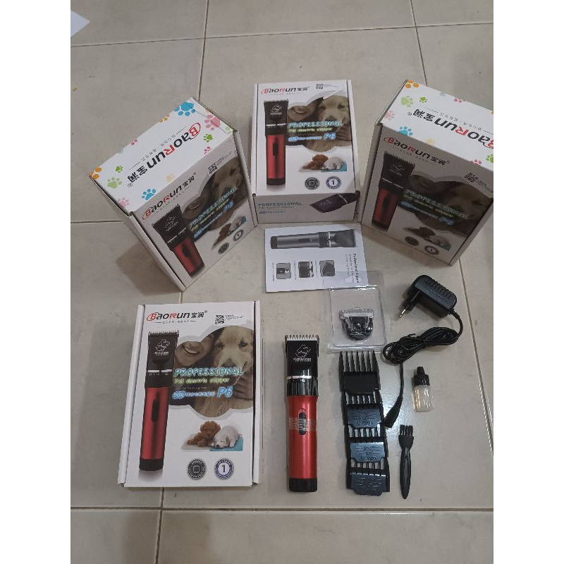 COD Mesin Cukur Domba Baorun Pro p6, p7 + Mata Pisau Cadangan Original