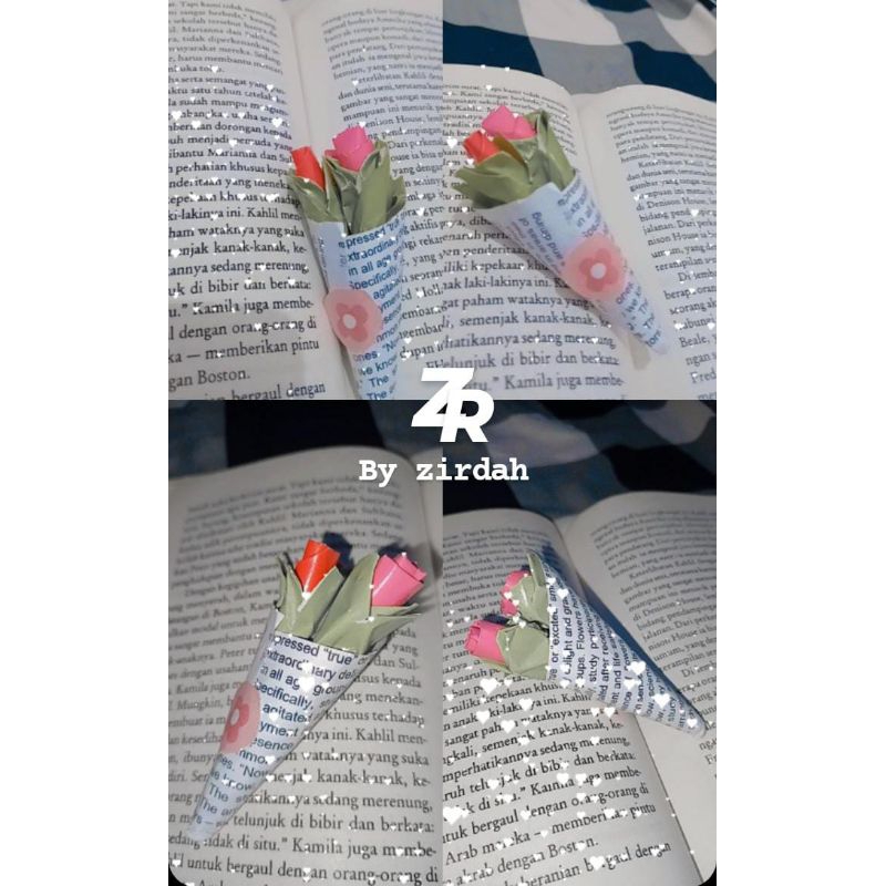 

Buket kertas mini