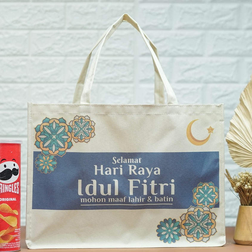 

Tas Bingkisan Lebaran Ukuran Jumbo T30 P40, Tas Parcel Hari Raya Idul Fitri Bahan POLYESTER