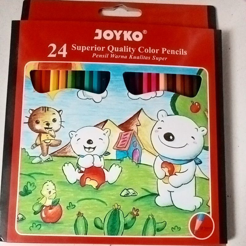 

PENSIL WARNA JOYKO 24 WARNA