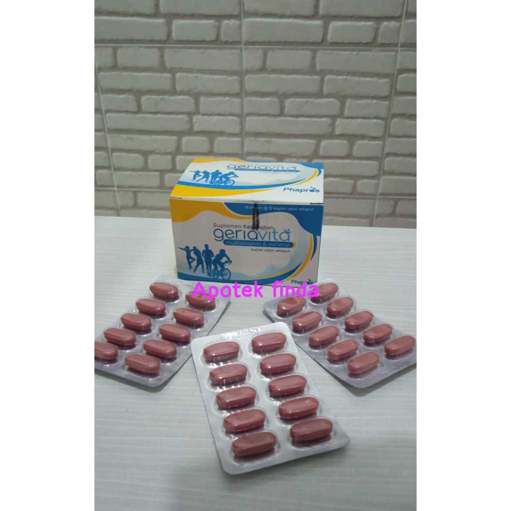 GERIAVITA 30 KAPLET kadaluarsa 02/2026