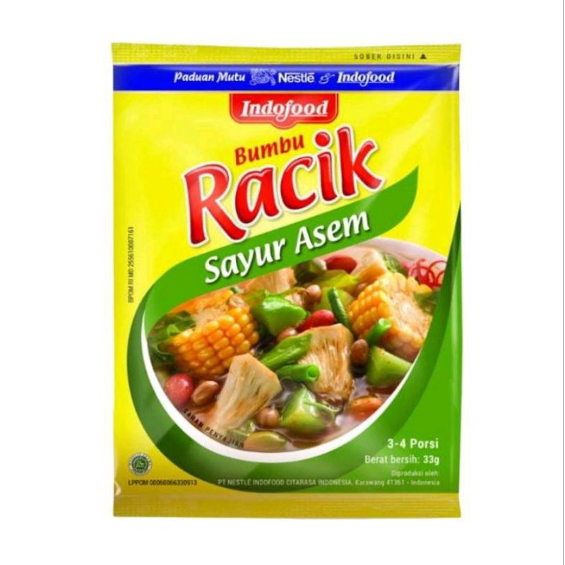 

bumbu racik sayur asem