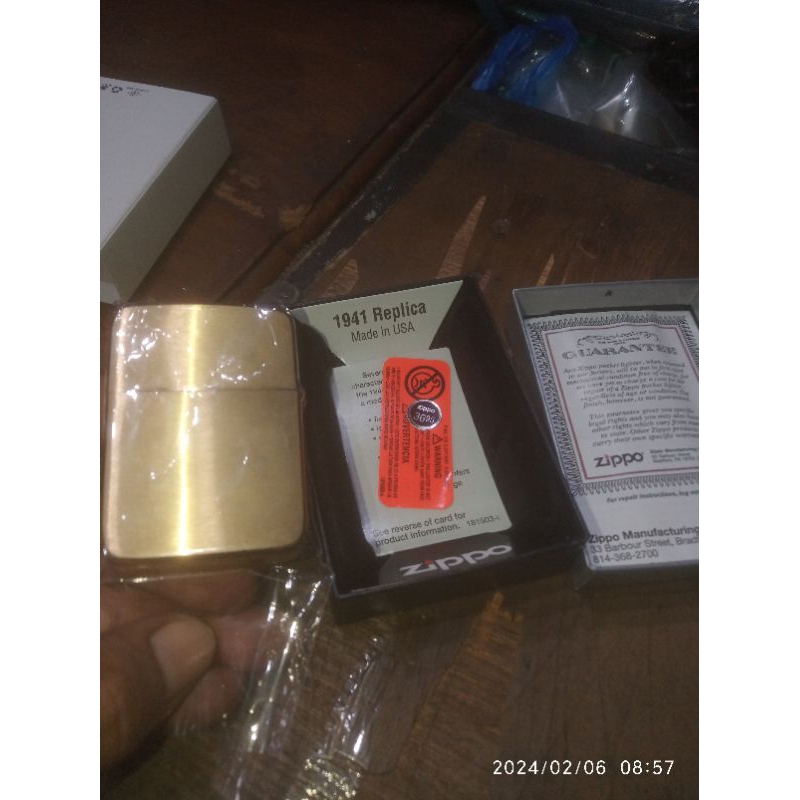 insert zippo original 1941 replica made in USA