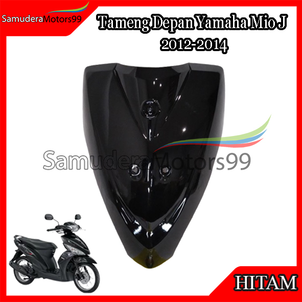 Cover Panel Dasi Tameng Depan Motor Yamaha Mio J 2012-2014 Warna Hitam
