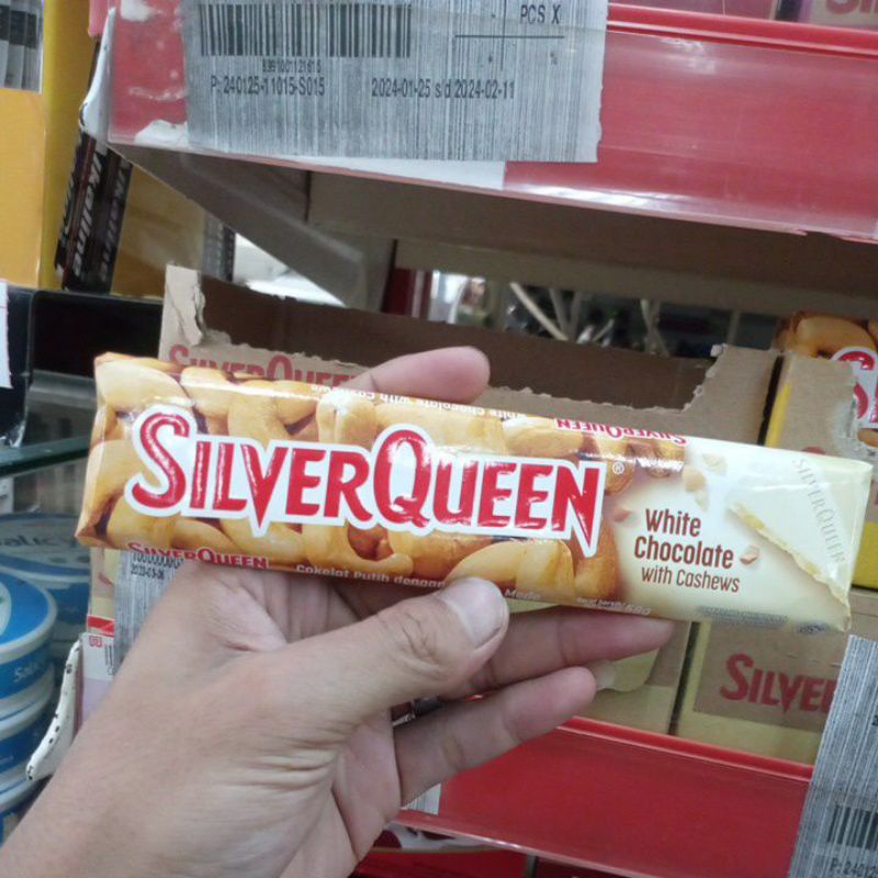 

SILVERQUEEN WHITE COKLAT 58gr