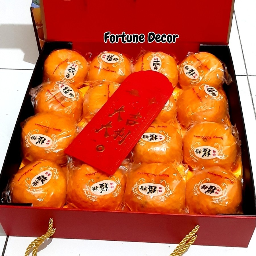 

READY STOK] Jeruk giftpack imlek hdl ponkam isi 20 besar hampers pacel buah imlek
