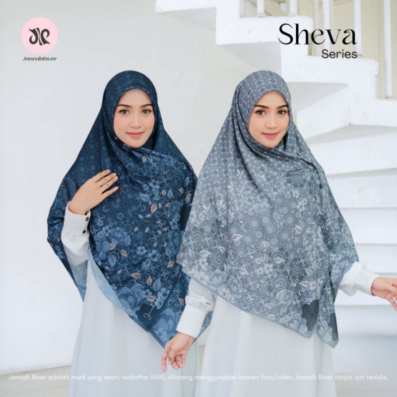 Jannah River Sheva Voal 130X130 || Jilbab Voal Laser Cut Ori Jannah River || Voal Laser Cut Hijab Se