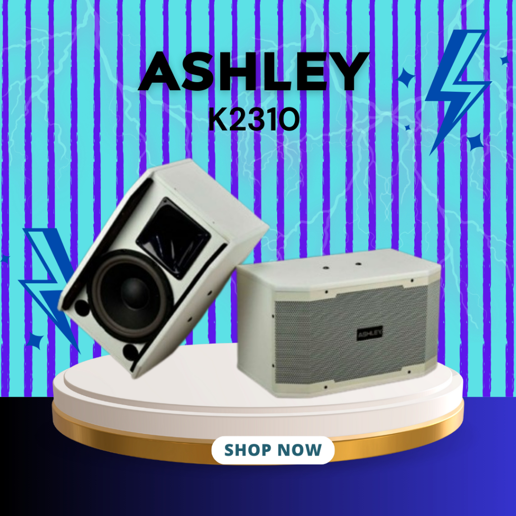 SPEAKER PASIF ASHLEY K2310 / K-2310 / K 2310 10 INCH TWO WAY KARAOKE SPEAKER GARANSI RESMI ASHLEY