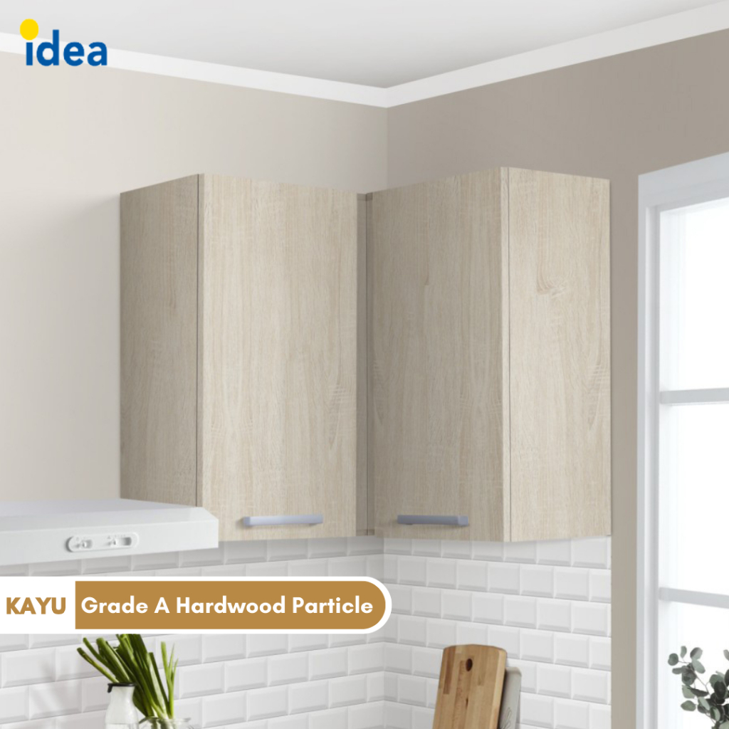 IDEA Furniture Kitchen Set Lemari Dapur Minimalis - Sudut Atas Denver