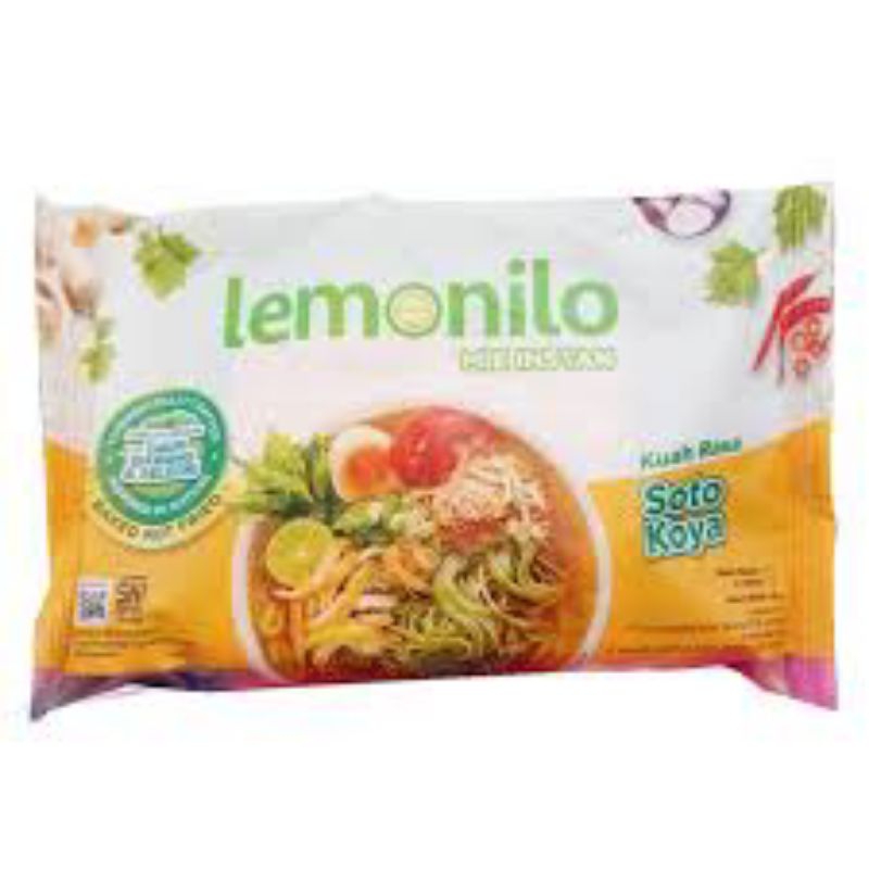 

NODDLES/MIE INSTANT LEMONILO KUAH RASA SOTO KOYA ECER